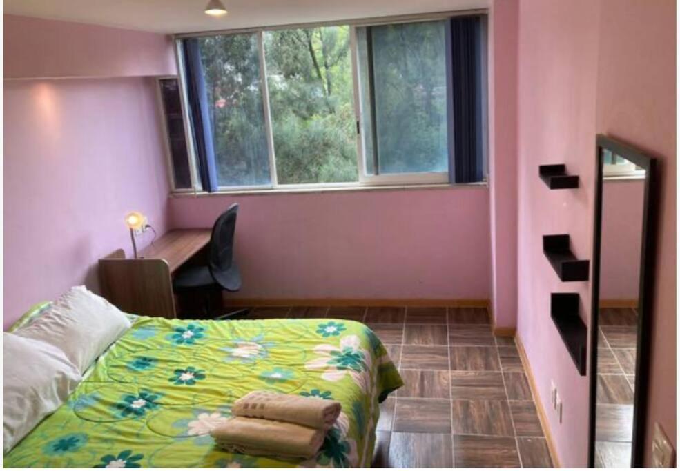 Depto Equipado, A Min Del Centro Historico, Cdmx. Apartment Kota Meksiko Bagian luar foto
