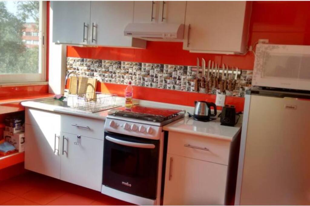 Depto Equipado, A Min Del Centro Historico, Cdmx. Apartment Kota Meksiko Bagian luar foto
